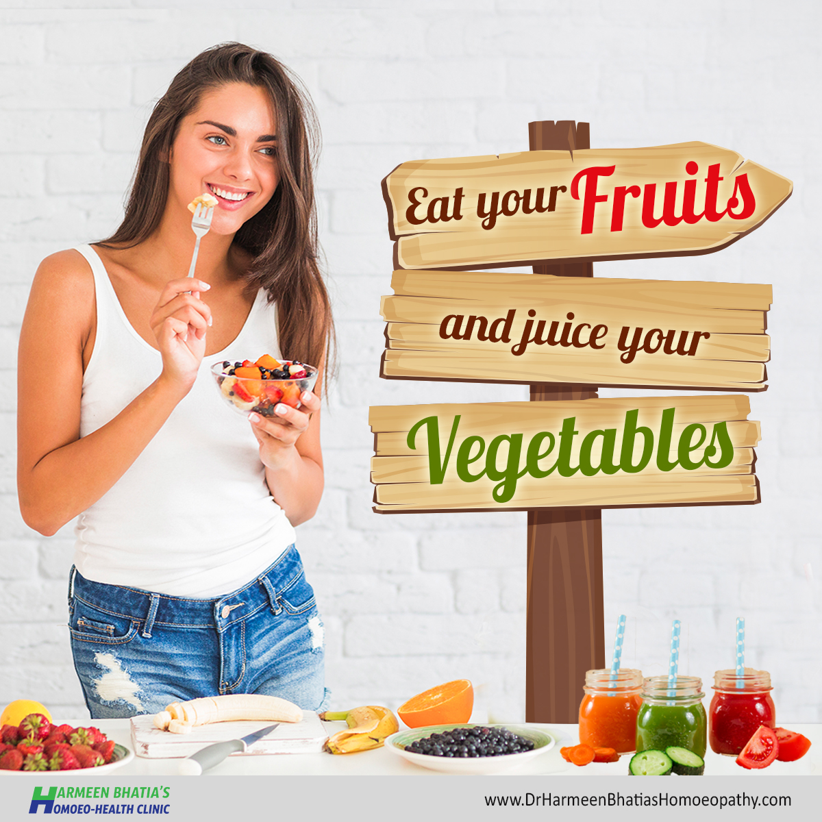 Health Tip Of The Day Eat Your Fruits And Juice Your Vegetables Dr