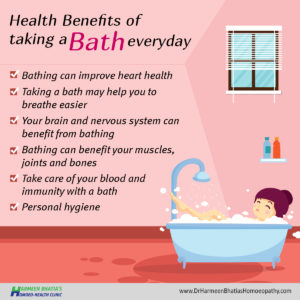 Health benefits of taking a bath everyday. | Dr. Harmeen Bhatia