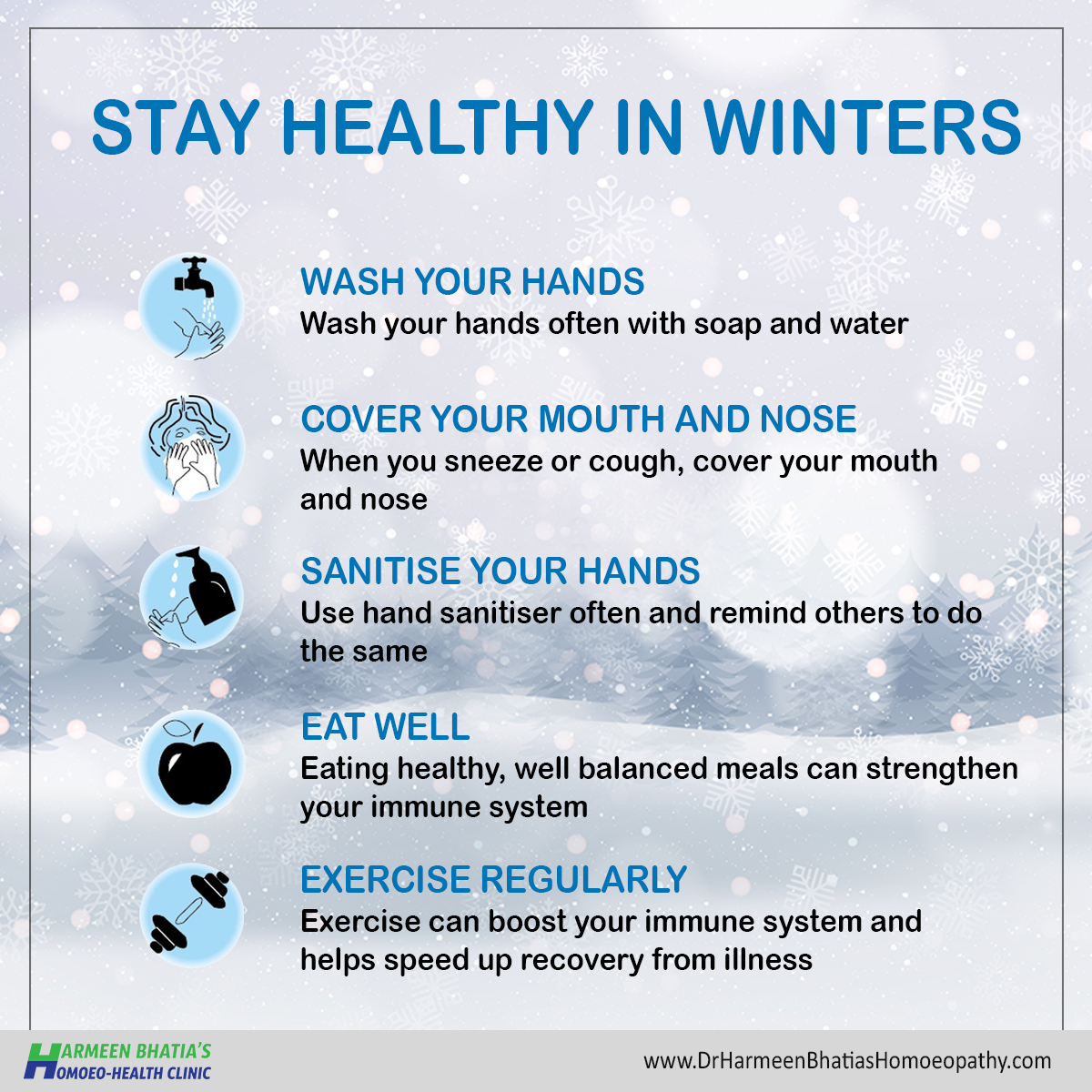 Stay Healthy In Winters DrHarmeenHomoeopathy Dr Harmeen Bhatia